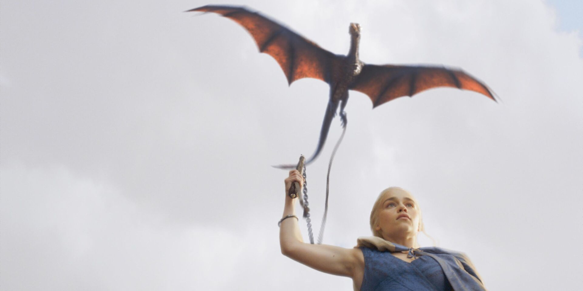 Emilia Clarke as Daenerys Targaryen, speaker of High Valyrian