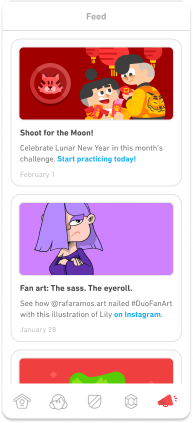 A News Feed post previewing Lunar New Year content